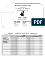 Buku Jurnal Ekstrakurikuler Rebana