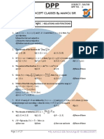 Relations and Functions Q-1