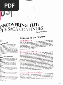 Revision Notes On Discovering Tut