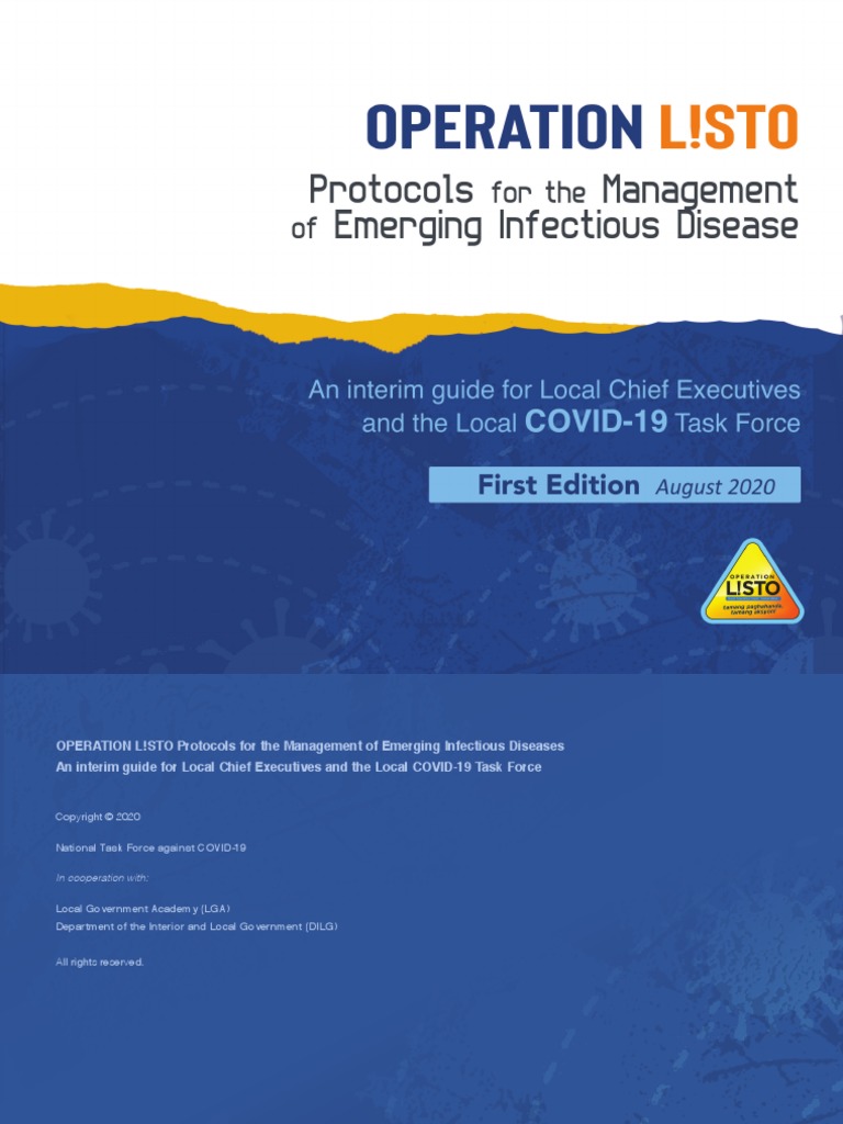 Oplisto Protocols For Emerging Infectious Disease | PDF | Quarantine ...