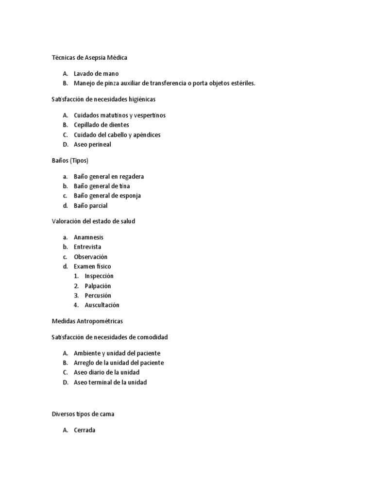 Técnicas Basicas De Enfermeria Pdf