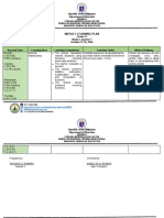 Weekly Learning Plan: Republic of The Philippines Department of Education