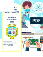 23 - 27 de Agosto Semana Cultural Ciencias, Tecnología y Física