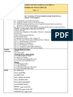 Class 9 Syllabus For Term-2 (2021-22)