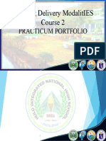 Learning Delivery Modalities Course 2: Practicum Portfolio