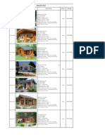 Wooden House Price List and Catalog