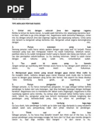 Download Tips menjadi penyiar radio by Apu Eldo SN52218193 doc pdf