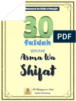 30 Faidah Asma Wa Sifat