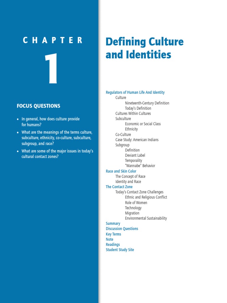 Understanding Culture and Identity | PDF | Social Science | History