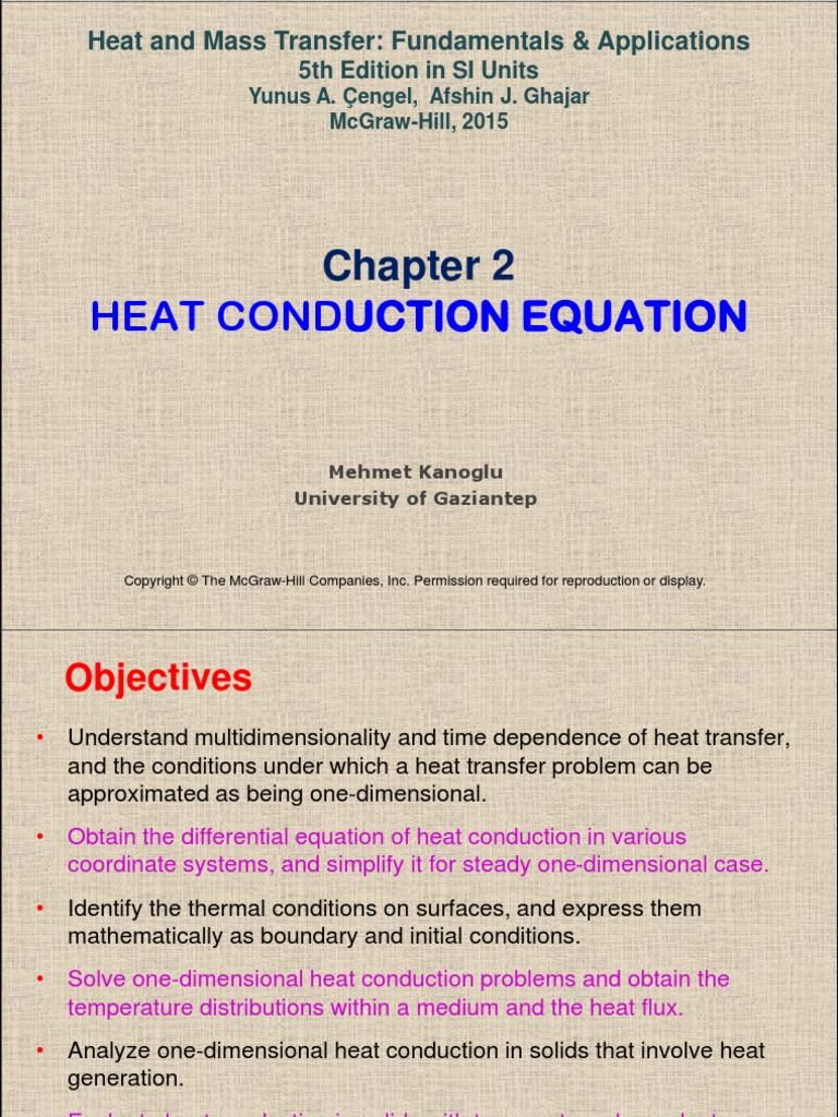 SI Heat 5e Chap02 Lecture | PDF | Thermal Conduction | Heat