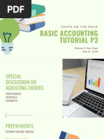 Basic Accounting Tutorial P3 ESS