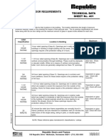 Basic Fire Door Requirements: Technical Data Sheet N - 401