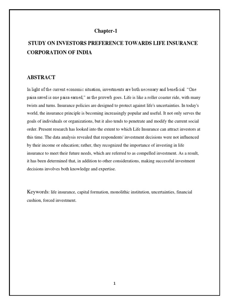 chapter-1-study-on-investors-preference-towards-life-insurance