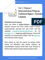 Mentransformasi Pelajaran Tradisional