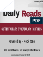 Mock Zone Daily Read Magazine, 27th August