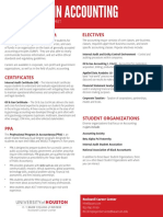 Accounting Program Electives: Record, Analyze and Interpret