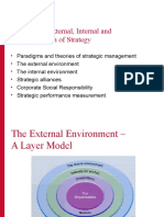 Topic 3:the External, Internal and Implementation of Strategy