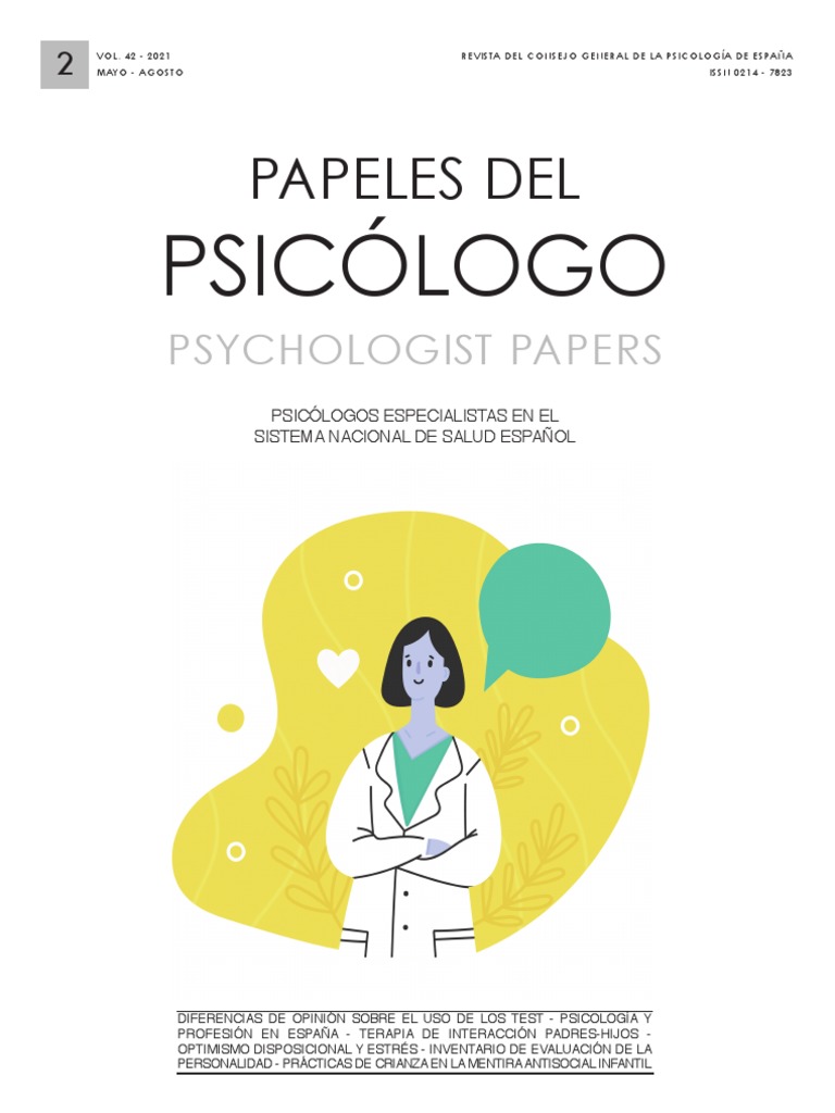 Papeles Del Psicólogo Mayo 2021 PDF Sicología La dependencia de sustancias
