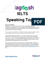 IELTS Speaking Topics PDF