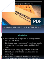 Company Presentation On: Business Strategy - A Success Story