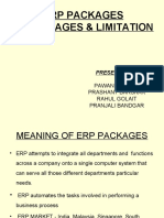 ERP Packages: Advantages & Limitations