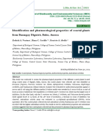 Identification and Pharmacological Properties of Coastal Plants From Barangay Diguisit, Baler, Aurora - JBES-Vol-18-No-6