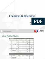 Encoders & Decoders: Value Position Matrix Short-Term Rackmount Solution