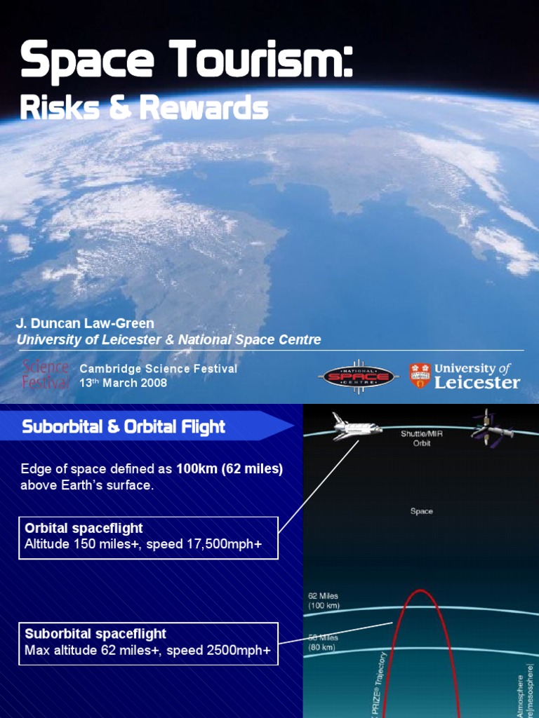 Risks Rewards Space Tourism Pdf Space Industry Aerospace