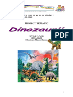 proiect tematic dinozaurii