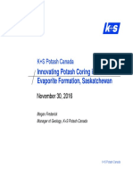 Innovating Potash Coring in The Prairie Evaporite Formation, Saskatchewan