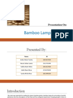 Bamboo Lamp: Presentation On
