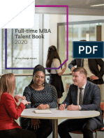 Full-time MBA Talent Book 2020
