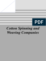 Cotton Spinning and Weaving Companies