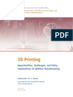 3D Printing: Opportunities, Challenges, and Policy Implications of Additive Manufacturing