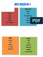 Jadwal Piket X