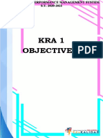 Kra 1 Objective 1