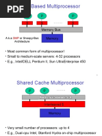 Bus-Based Multiprocessor: A.K.A or Snoopy-Bus Architecture