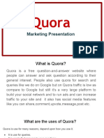 Quora: Marketing Presentation