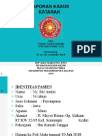 Laporan Kasus PPT Katarak Ibu Sa