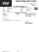 Laboratory Test Report: Test Name Result Biological Reference Interval Fasting Plasma Glucose: 141