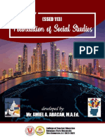 Foundation of Social Studies (SSED-113)