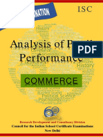 Analysis of Pupil Performance: Commerce