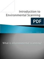 Environmental Scanning