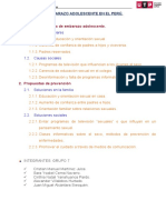 Embarazo Adolescente en El Perú - Esquema