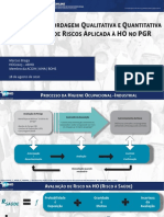 Introdução À Abordagem Qualitativa e Quantitativa Da Avaliação de Riscos Aplicada À HO Marcus Braga