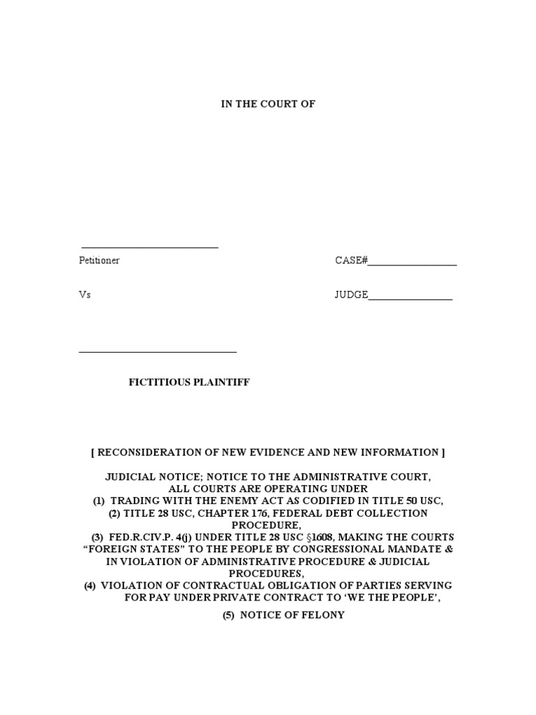 4.23.10 Judicial Notice 11 Issues | PDF