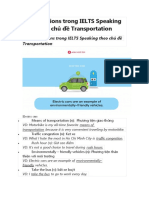 Collocations Trong IELTS Speaking Theo Chủ Đề Transportation