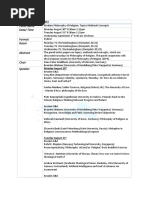 Programme 23th International Conference of Philosophy | PDF ...