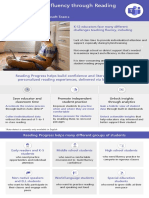 Reading Progress K-12 One-Pager