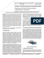 Biometric Vehicle Security System and Pollution Monitoring